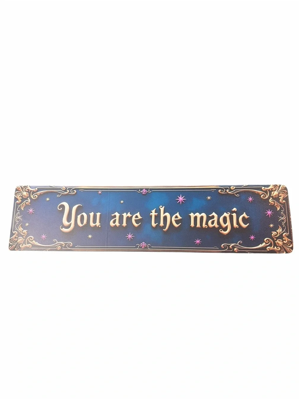 Alice & Wonderland Quote You Are The Magic Blue Wood DecorativeWall Sign